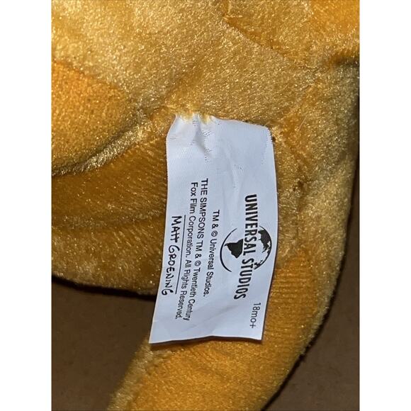 Simpsons Santa's Little Helper Dog 14" Plush Stuffed Toy Universal Studios - Picture 3 of 6